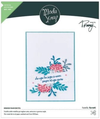 Vyřezávací šablony MODA SCRAP - větvičky - sada 9 ks