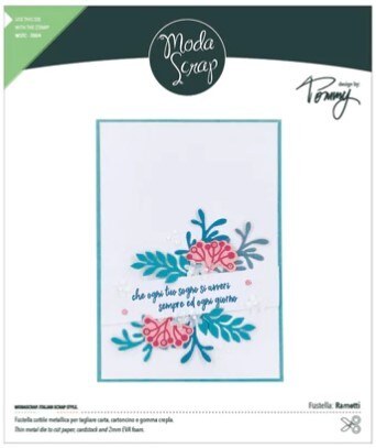 Vyřezávací šablony MODA SCRAP - větvičky - sada 9 ks