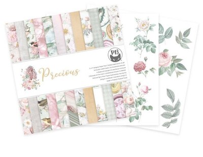 Sada scrapbookových oboustranně potištěných papírů P13 6x6" - Precious - sada 24 listů