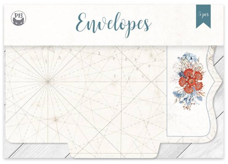 Mini obálky P13 - Sea La Vie - sada 5 ks