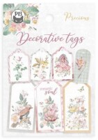 Dekorativní visačky P13 - Precious - sada 7 ks