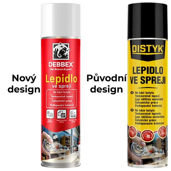Lepidlo ve spreji na parozábrany DEBBEX - aerosolový sprej 400 ml