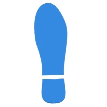 Podlahové značení - stopa