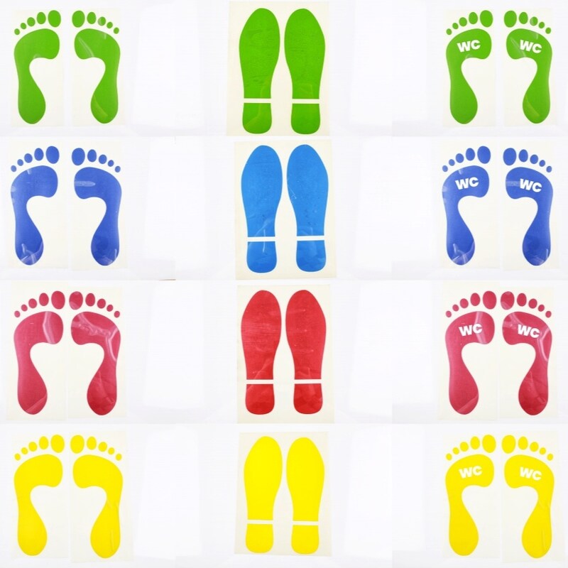 Podlahové značení - stopa