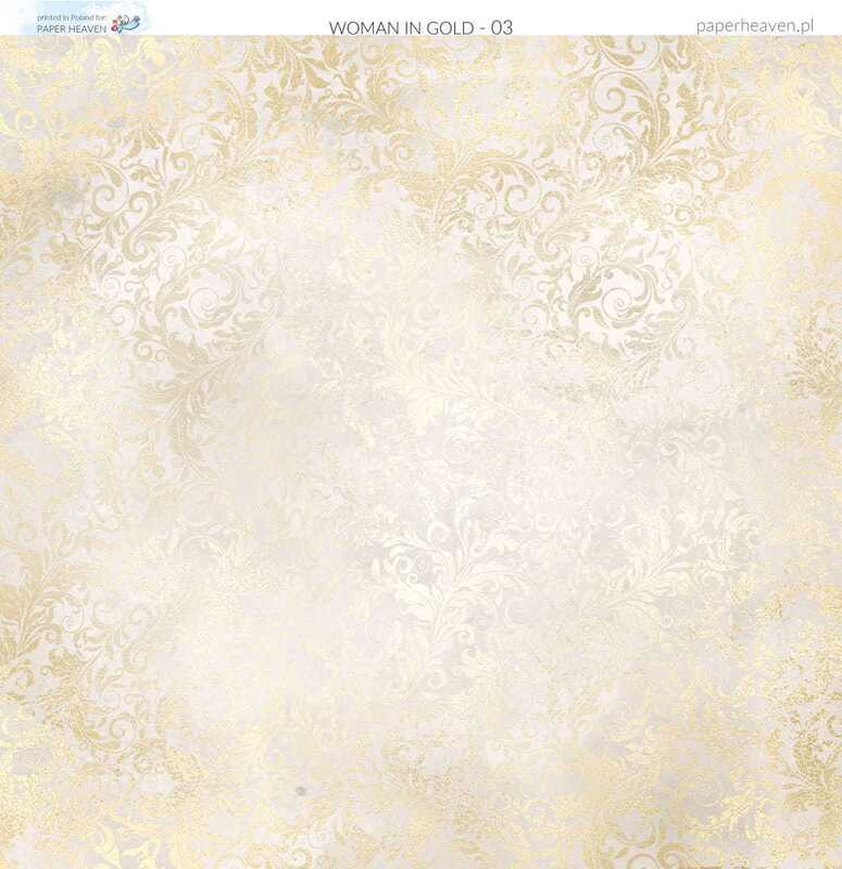 Sada oboustranně potištěných papírů PAPER HEAVEN 12x12" - Woman in Gold