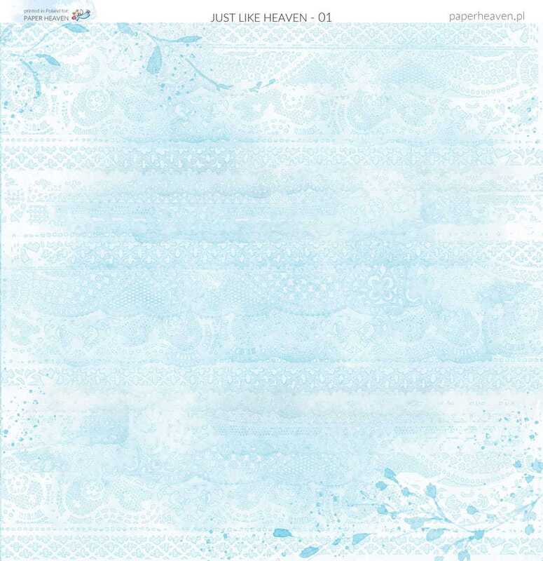 Sada oboustranně potištěných papírů PAPER HEAVEN 12x12" - Just like Heaven