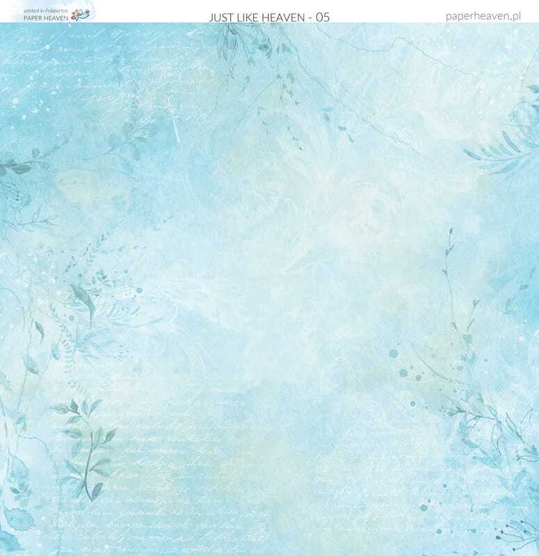 Sada oboustranně potištěných papírů PAPER HEAVEN 12x12" - Just like Heaven
