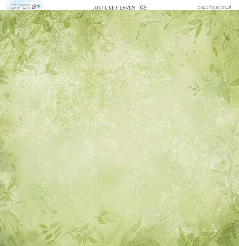 Sada oboustranně potištěných papírů PAPER HEAVEN 12x12" - Just like Heaven