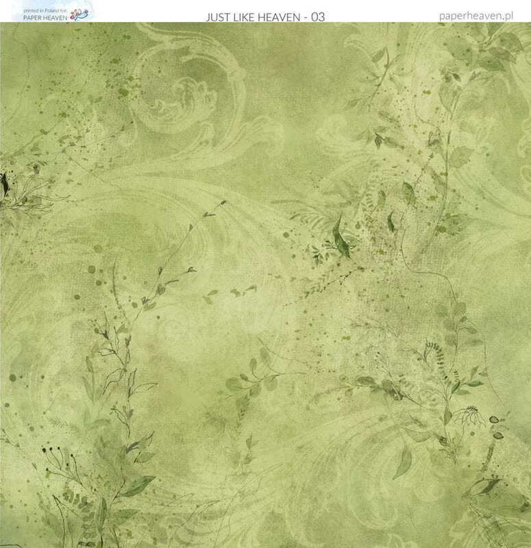 Sada oboustranně potištěných papírů PAPER HEAVEN 12x12" - Just like Heaven
