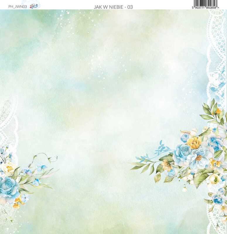 Sada oboustranně potištěných papírů PAPER HEAVEN 12x12" - Just like Heaven