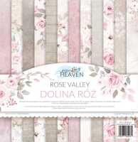 Sada oboustranně potištěných papírů PAPER HEAVEN 12x12" - Rose Valley - sada 12 listů