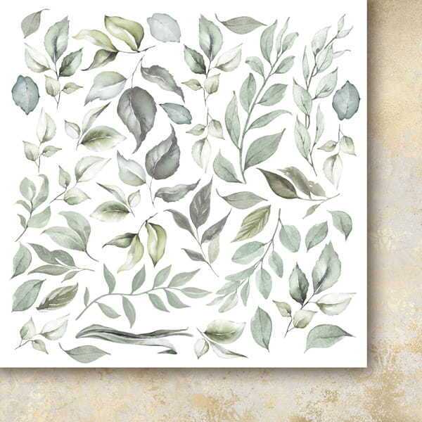 Sada oboustranně potištěných papírů PAPER HEAVEN 20x20 cm - Woman in Gold - sada 16 listů