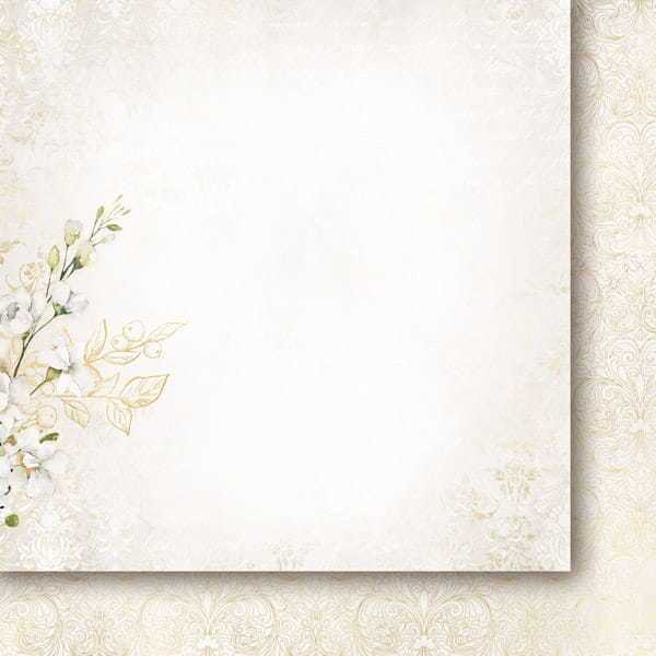 Sada oboustranně potištěných papírů PAPER HEAVEN 20x20 cm - Woman in Gold - sada 16 listů