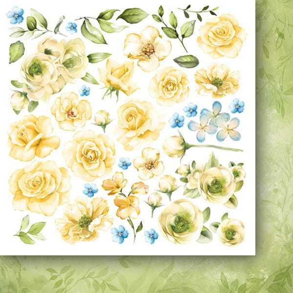 Sada oboustranně potištěných papírů PAPER HEAVEN 20x20 cm - Just like Heaven