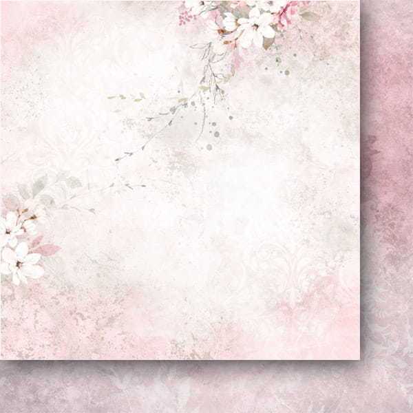 Sada oboustranně potištěných papírů PAPER HEAVEN 20x20 cm - Rose Valley - sada 16 listů