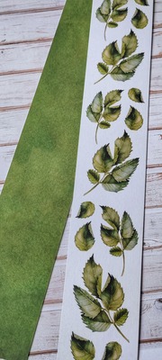 Oboustranně potištěný pás s lístky růží PAPER HEAVEN  - Rose Wine - 1 ks