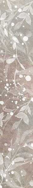 Oboustranně potištěný pás s lístky a větvičkami PAPER HEAVEN  - Rose Valley - 1 ks