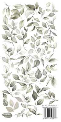 Oboustranně potištěný papír s lístky PAPER HEAVEN 12x6" - Rose Valley - 1 ks