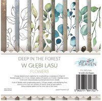 Potištěný papír s grafickými věnečky 6x6" PAPER HEAVEN - Deep in the Forest - 1 ks
