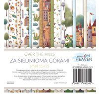 Potištěný papír s ozdobnými štítky 6x6" PAPER HEAVEN - Over the Hills - 1 ks