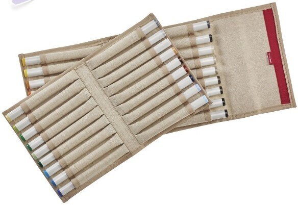 Pouzdro senseBag na 36 ks fixů/popisovačů - béžový - 1 ks