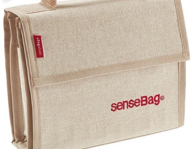 Pouzdro senseBag na 36 ks fixů/popisovačů - béžový - 1 ks