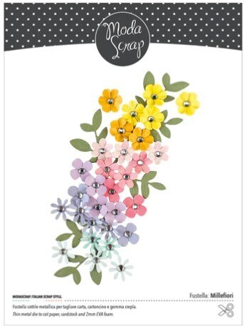 Vyřezávací šablony MODA SCRAP - kytičky