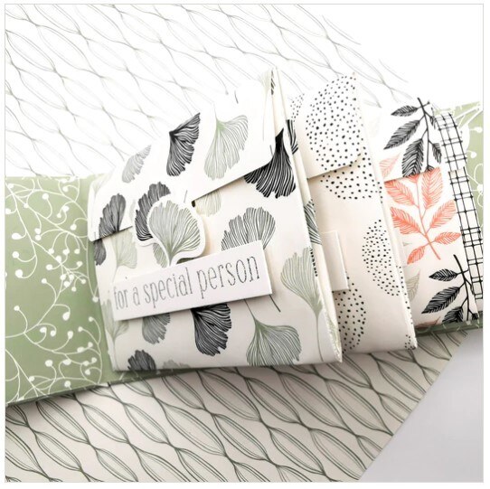 Vyřezávací šablony MODA SCRAP - obálka a kytičky