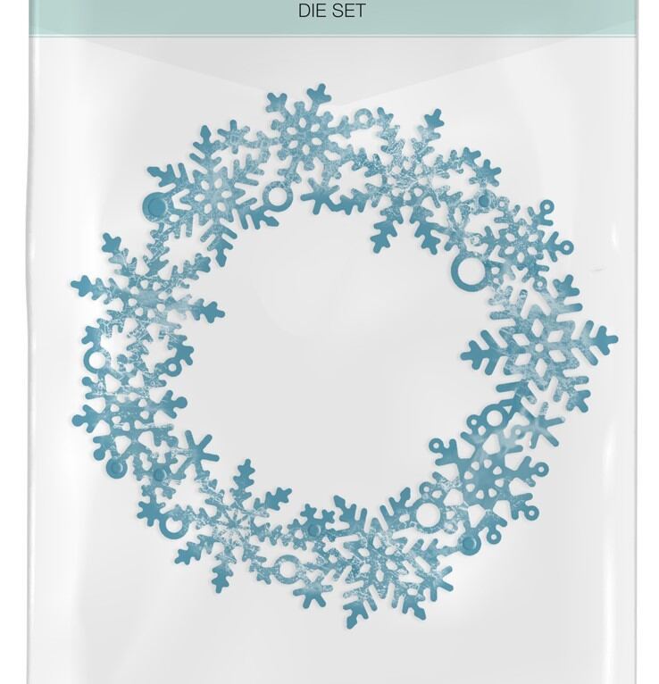 Vyřezávací šablony dpCraft - věneček z vloček