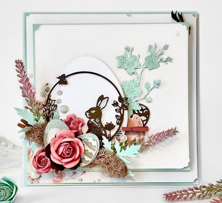 Vyřezávací šablony dpCraft - magnolie - sada 2 ks