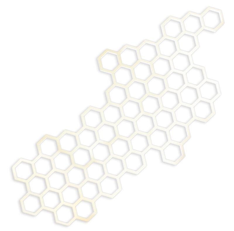 Vyřezávací šablony dpCraft - hexagonová síť - 1 ks