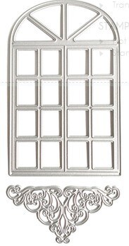 Vyřezávací šablony dpCraft - okno - sada 2 ks