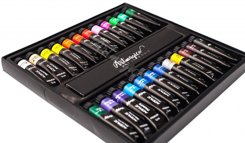 Akrylové barvy Artmagico 12 ml - sada 24 ks