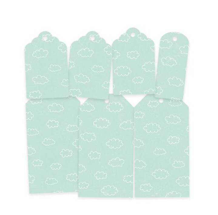 Dekorativní visačky P13 - Fresh Lemonade - sada 7 ks