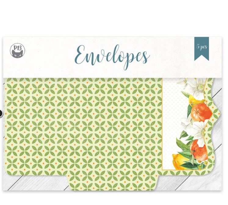 Mini obálky P13 - Fresh Lemonade - sada 5 ks