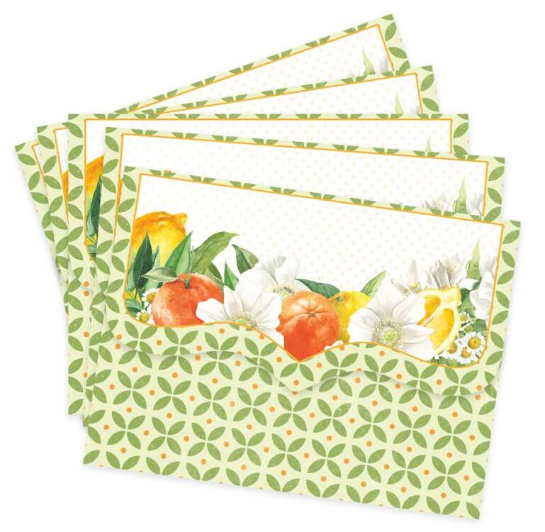 Mini obálky P13 - Fresh Lemonade - sada 5 ks