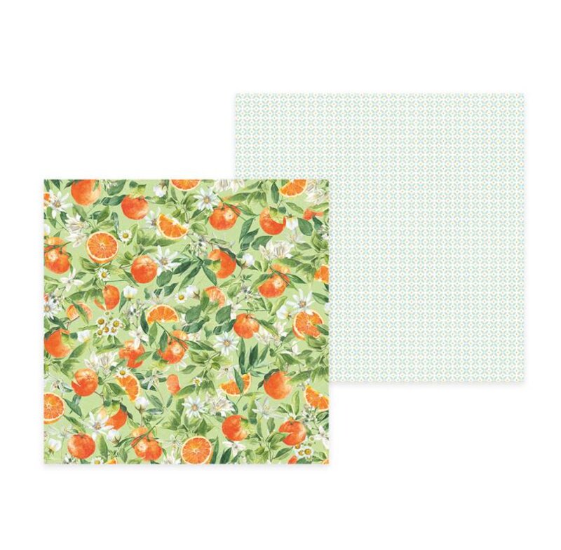Sada scrapbookových oboustranně potištěných papírů P13 6x6" - Fresh Lemonade - sada 24 listů