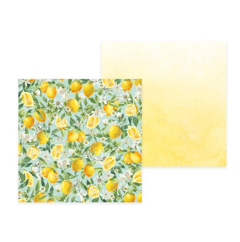 Sada scrapbookových oboustranně potištěných papírů P13 6x6" - Fresh Lemonade - sada 24 listů