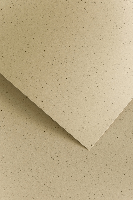 Ozdobný papír kropenatý A4 220g - hnědý/kraft