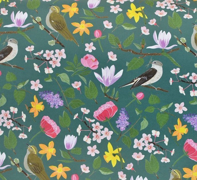 Designový balicí papír MANKAI A2 - Jaro - 1 arch