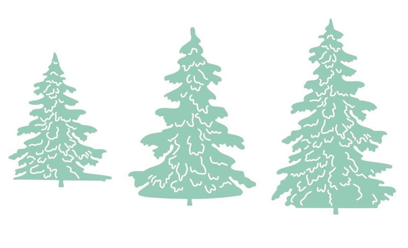 Vyřezávací šablony dpCraft - stromky