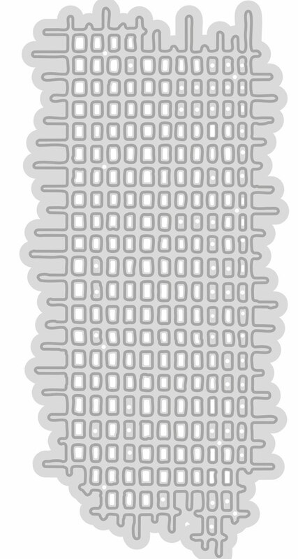 Vyřezávací šablony dpCraft - pytlová struktura - 1 ks