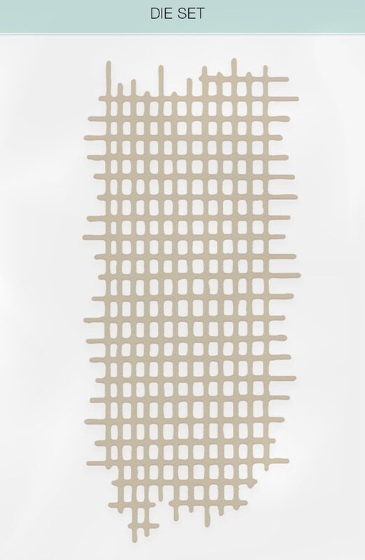 Vyřezávací šablony dpCraft - pytlová struktura - 1 ks