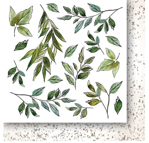 Sada oboustranně potištěných papírů PAPER HEAVEN 6x6" - A Christmas Garland_Flowers - sada 24 listů