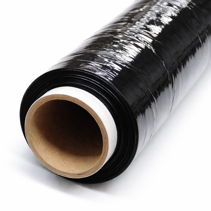 Strečová fólie 50 cm černá - 50 cm - 1,8 kg - čistá váha 1,6 kg