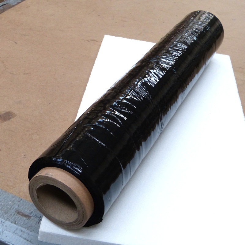 Strečová fólie 23 my černá