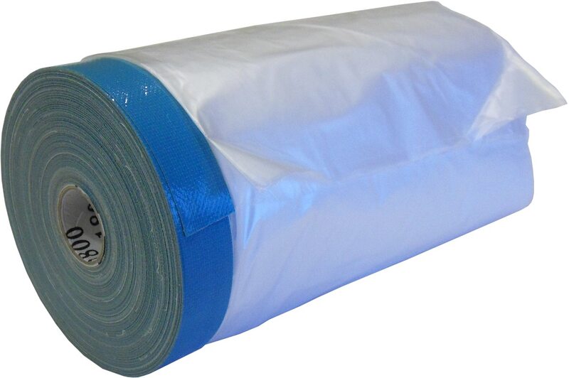 Zakrývací fólie CQ s PVC páskou UV