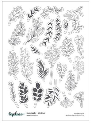 Samolepky LEPIKARO - Minimal - 1 arch