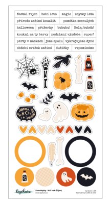 Samolepky LEPIKARO - Halloween - 1 arch