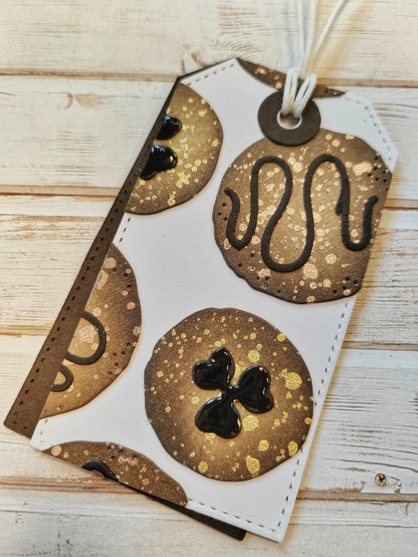 Visačky Vánoční cukroví - 9 x 5 cm - sada 3 ks